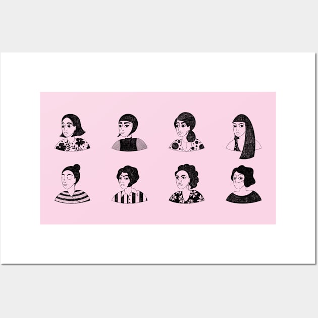 Cool Girls Wall Art by Nicole Marra